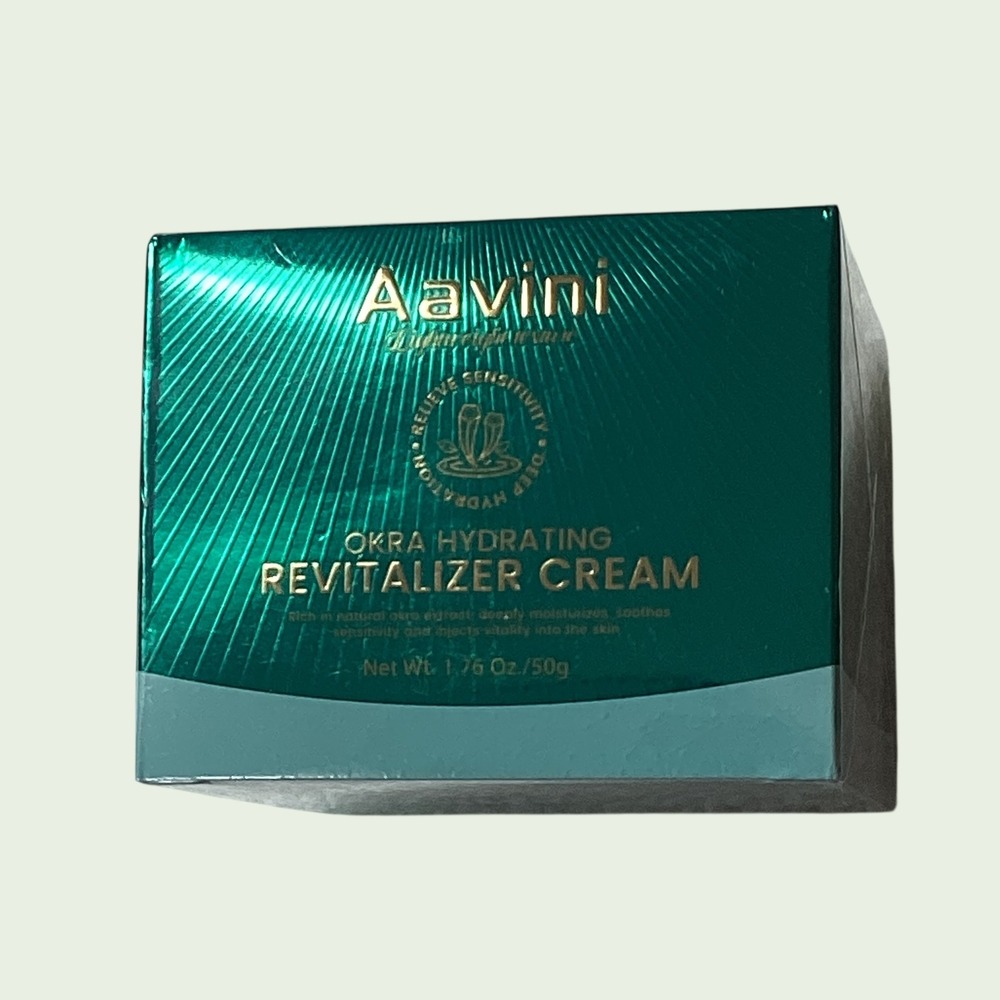 Aavini Okra Hydrating Revitalizer Cream 1.76oz 50g New Sealed Exp 2028